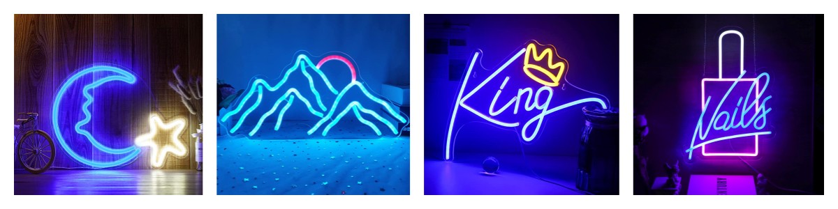 Blue Neon Sign