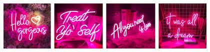 Light Pink Neon Sign