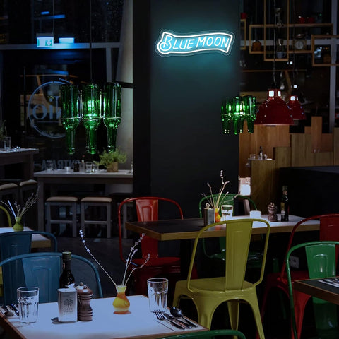 Blue Moon Neon Bar Signs Blue Moon Neon Bar Signs