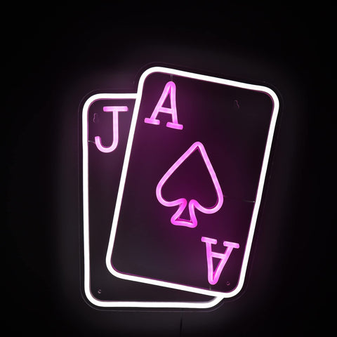 Poker neon sign Poker neon sign
