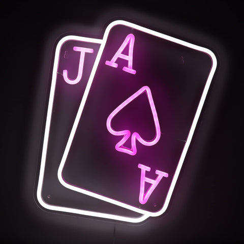 Poker neon sign Poker neon sign