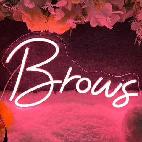 Brows Neon Sign Brows Neon Sign