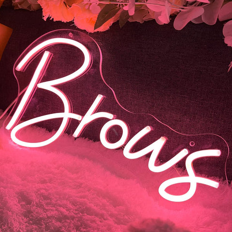 Brows Neon Sign Brows Neon Sign