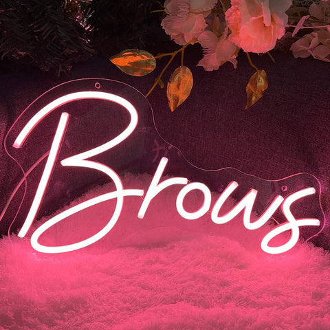 Brows Neon Sign Brows Neon Sign