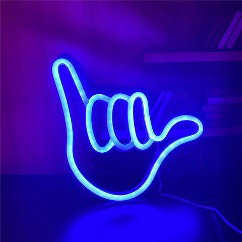 Hand Shape Finger Neon Sign Lights Hand Shape Finger Neon Sign Lights