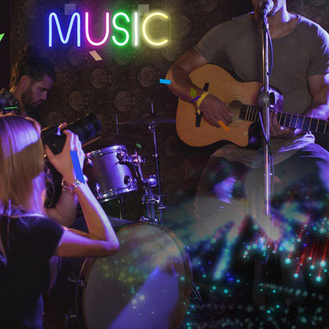 MUSIC Neon Sign for Musical Bliss MUSIC Neon Sign for Musical Bliss