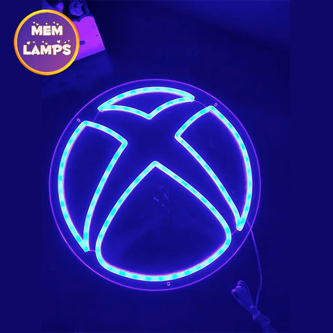 X-box logo neon sign X-box logo neon sign