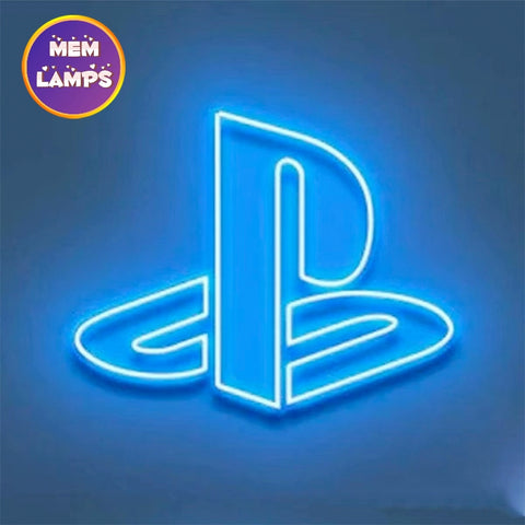 The letter p neon sign The letter p neon sign