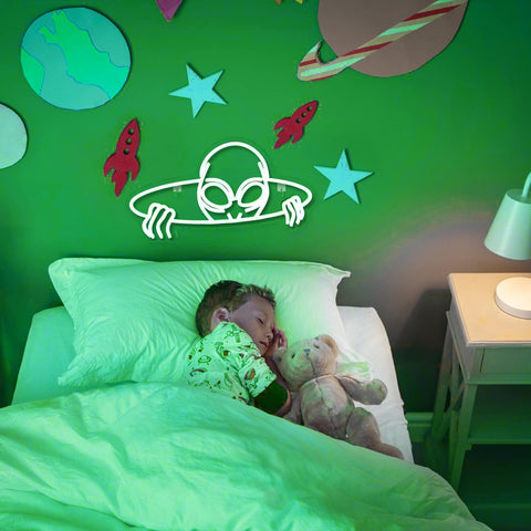 Green Alien Haunt Neon Signs Green Alien Haunt Neon Signs