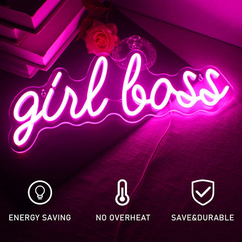 Girl Boss Neon Sign Girl Boss Neon Sign