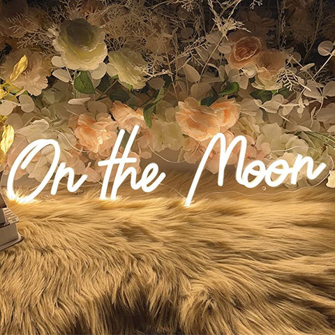 On the moon Neon Sign On the moon Neon Sign