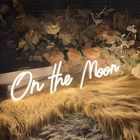 On the moon Neon Sign On the moon Neon Sign