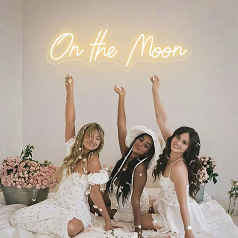 On the moon Neon Sign On the moon Neon Sign