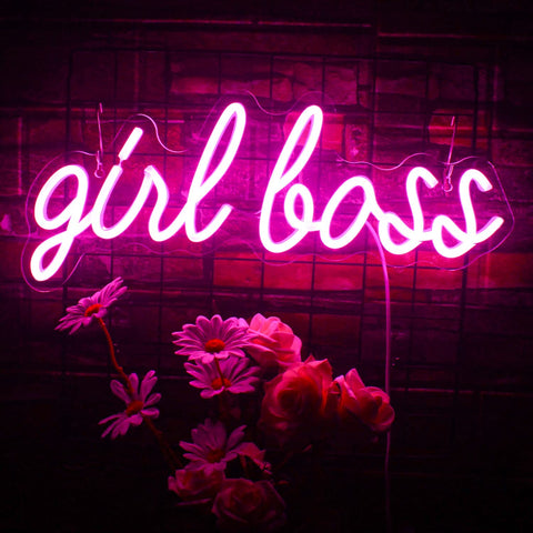 Girl Boss Neon Sign Girl Boss Neon Sign