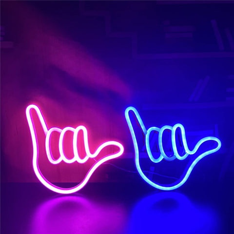 Hand Shape Finger Neon Sign Lights Hand Shape Finger Neon Sign Lights