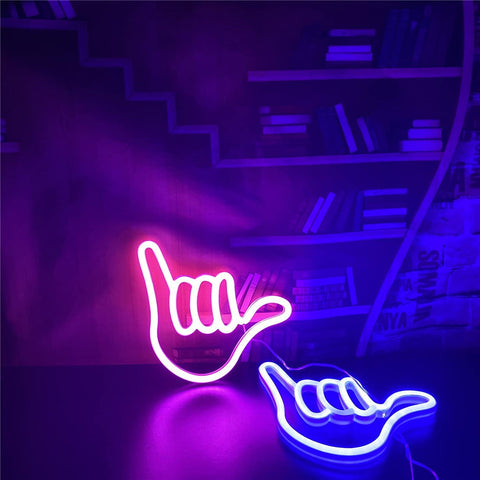 Hand Shape Finger Neon Sign Lights Hand Shape Finger Neon Sign Lights