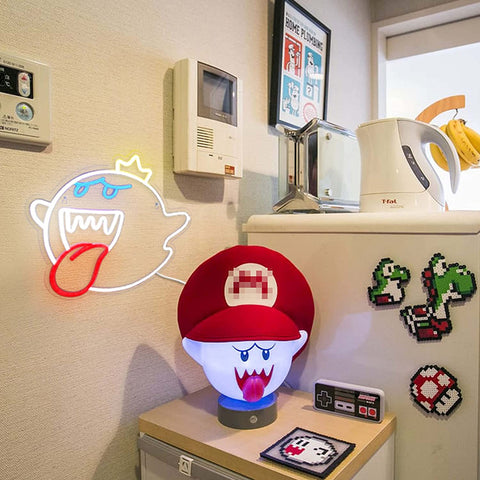 King Boo The Ghost Face Neon Sign King Boo The Ghost Face Neon Sign