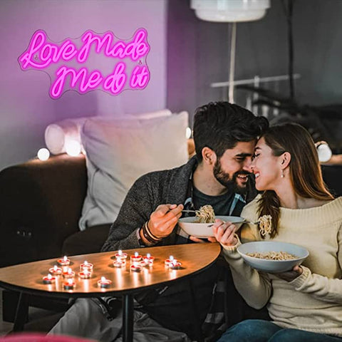 Love made me do it Neon Sign Love made me do it Neon Sign