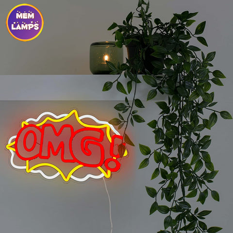 Omg neon sign Omg neon sign