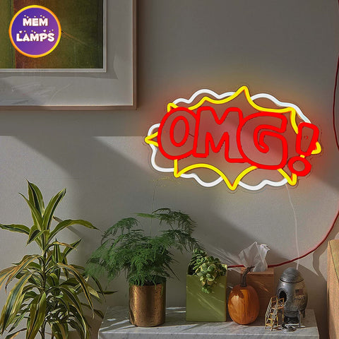 Omg neon sign Omg neon sign