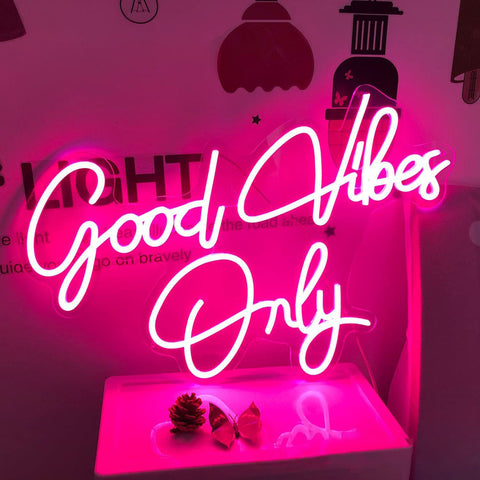 Good Vibes Only Neon Sign Good Vibes Only Neon Sign