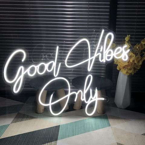 Good Vibes Only Neon Sign Good Vibes Only Neon Sign