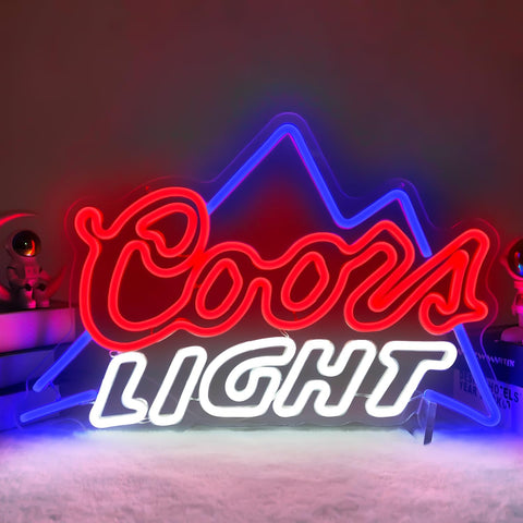 Coors Light Beer Neon Signs