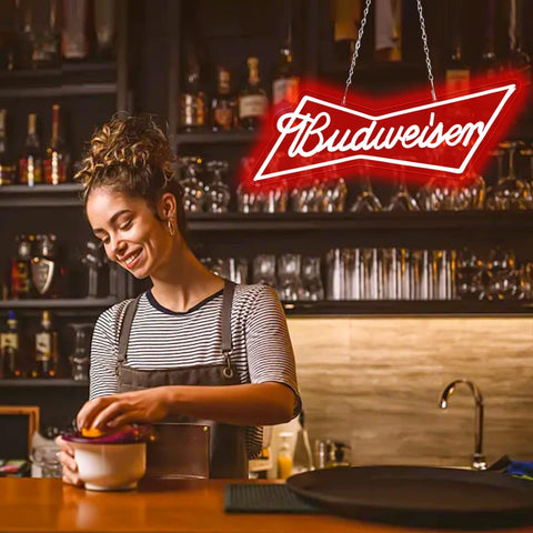 Budweiser Neon Sign For Bar