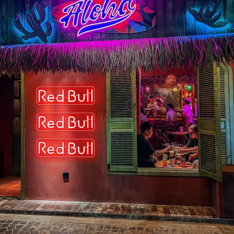 Red Bull Neon Sign