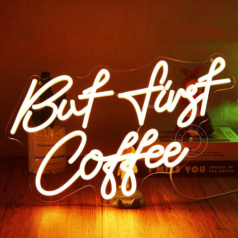 But First Coffee Led Neon Sign