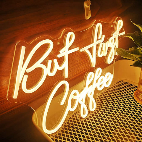 But First Coffee Led Neon Sign