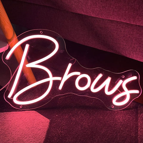 Brows Neon Sign