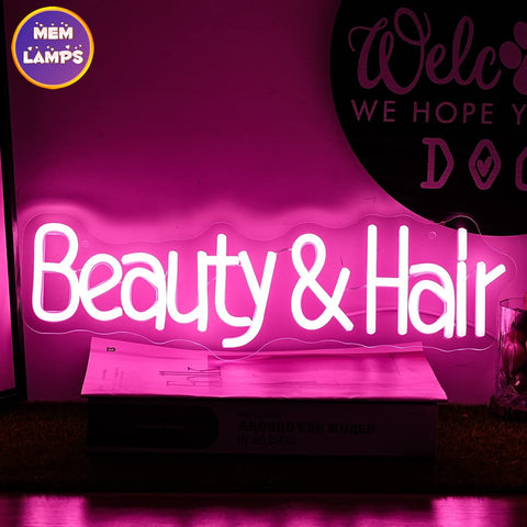 Beauty & Hair Neon Sign