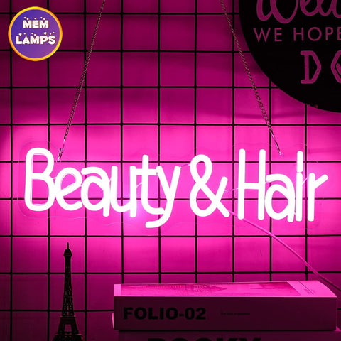 Beauty & Hair Neon Sign