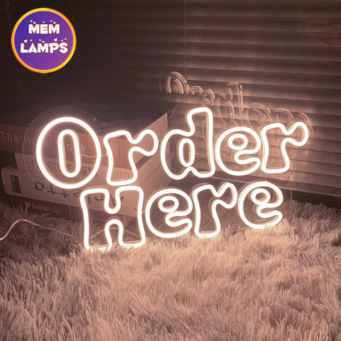 Order here Neon Sign