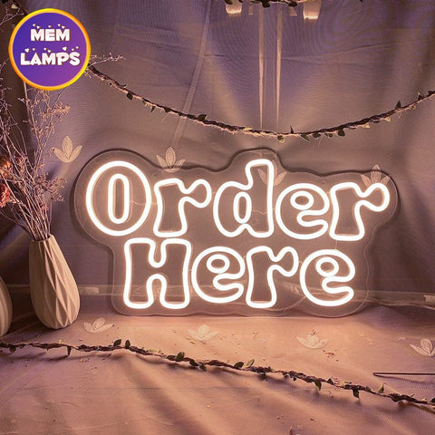 Order here Neon Sign