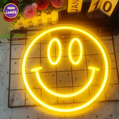 Smiley face Neon Sign Standard