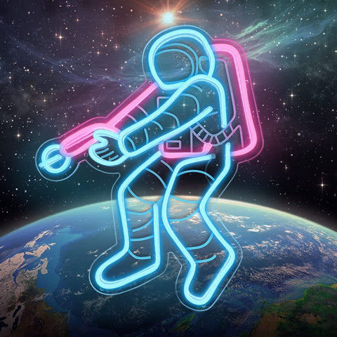 Astronaut Neon Sign Spaceman
