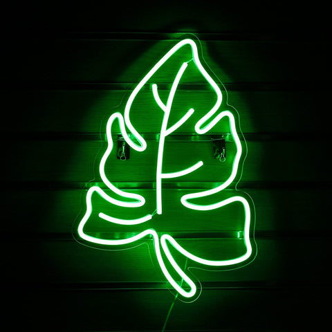Green Leaf Neon Signs