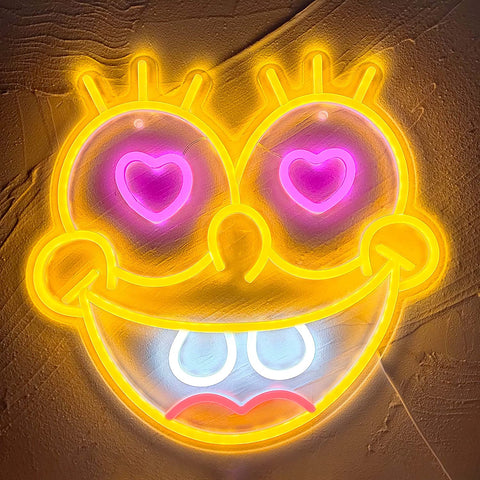 Smiley Face Neon Sign Anime