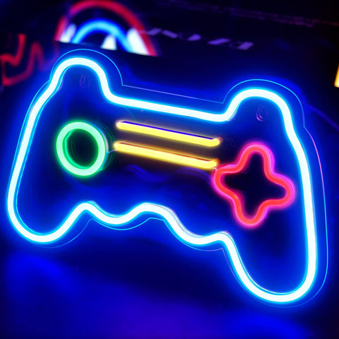 Game Controller Shaped Neon Signs