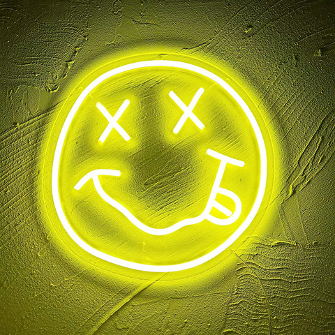 Smiley Face Neon Lights