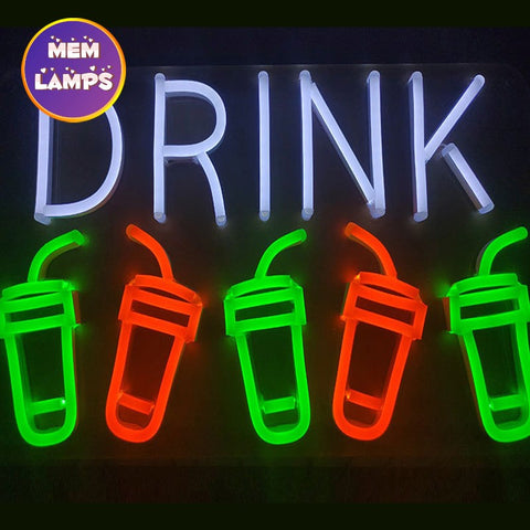 DRINK Neon sign