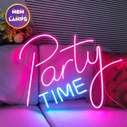 Party TIME neon sign