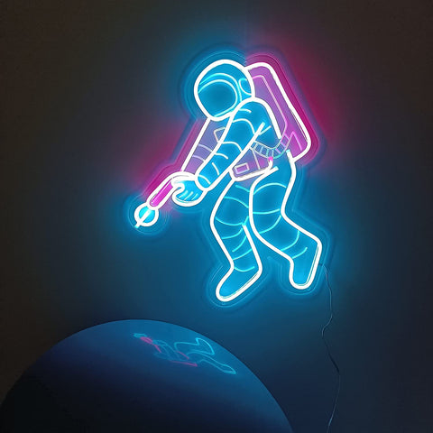 Astronaut Neon Sign Spaceman