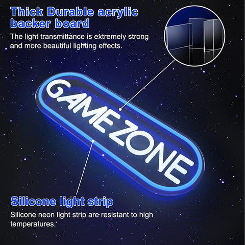 Game Zone Neon Sign for him
