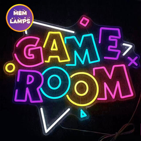 GAME ROOM neon sign