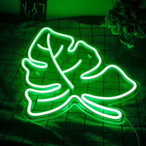 Green Leaf Neon Signs