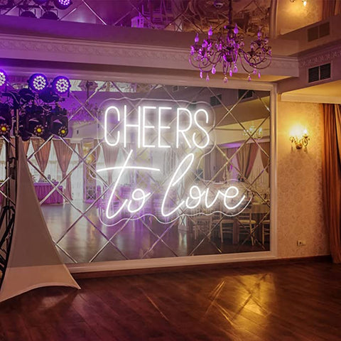 Chees to love Neon Sign
