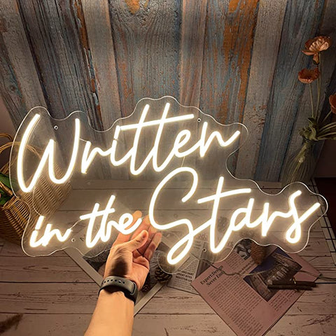 Written in the Stars Neon Sign